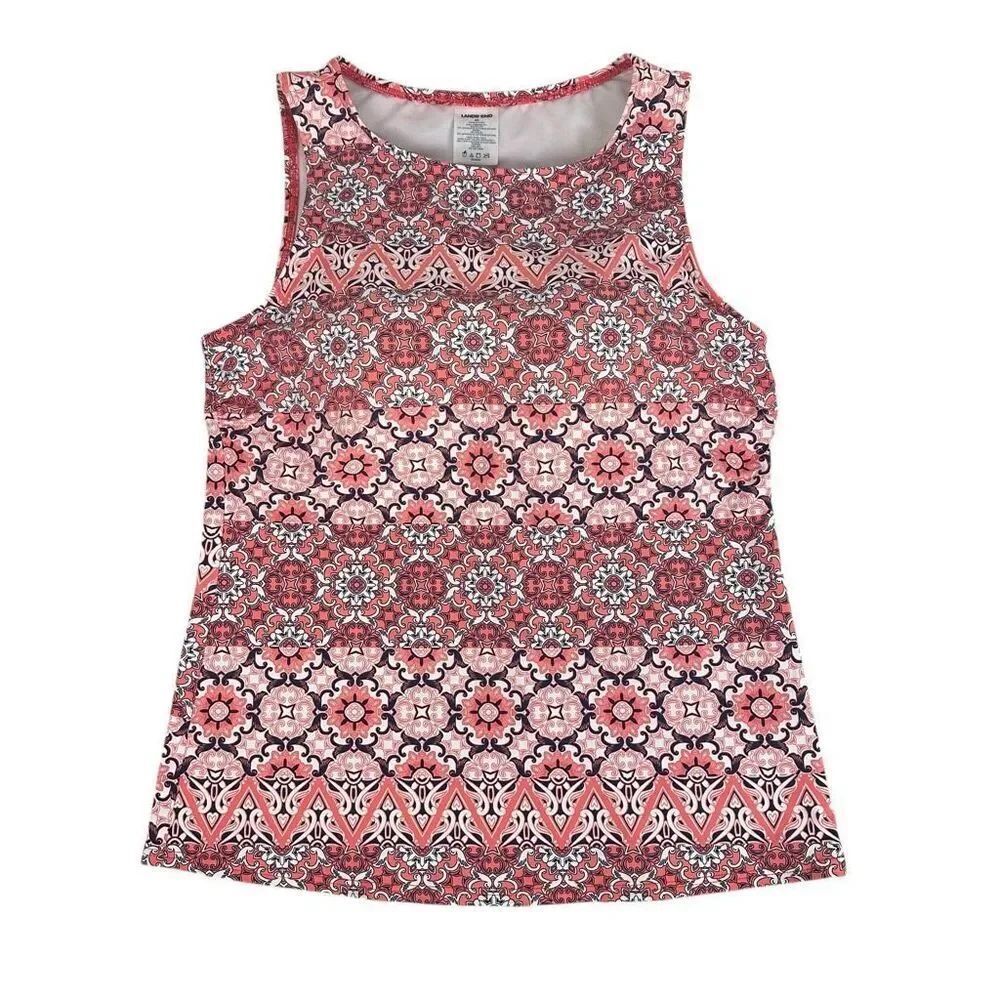 Lands End High-neck Tankini Top size 8D